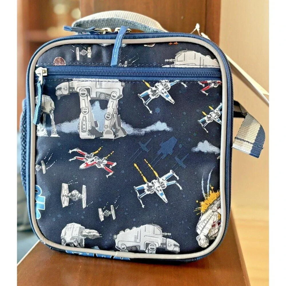 School Pottery Barn Disney LUNCH BOX BAG STAR WARS Solo Resistance grogu ,